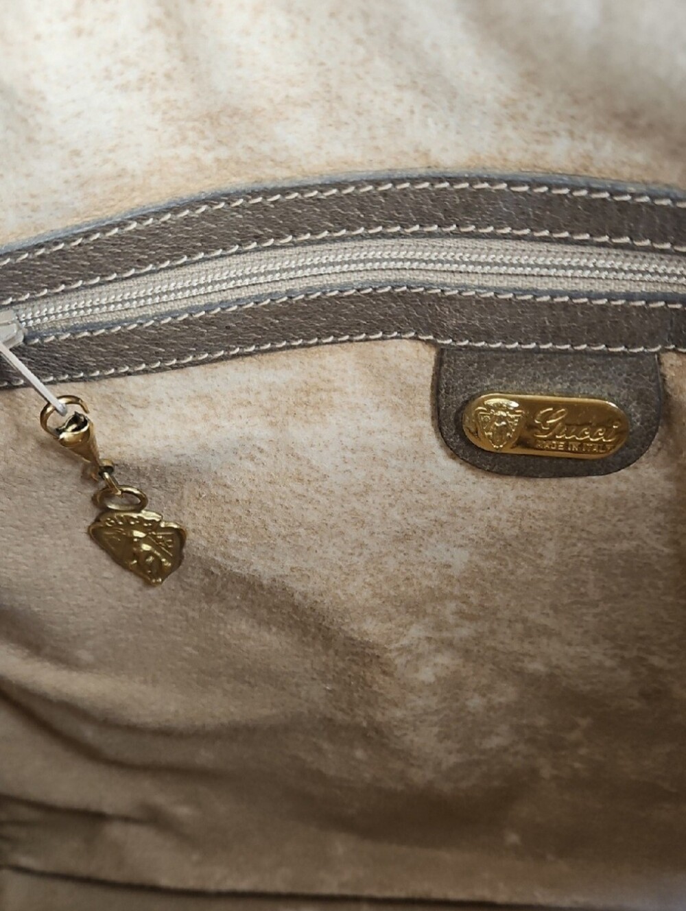 Authentic Gucci Monogram Supreme Classic Satchel Vintage Boston Handbag Purse - Picture 11 of 17